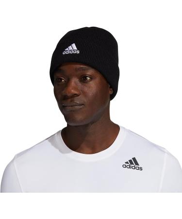adidas Men's Team Issue Fold Beanie Black/White - One Size | F22 - Buy Online on GoSupps.com