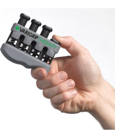 VariGrip Therapy Adjustable Resistance Hand Exerciser - Medium to Heavy Range - Ergonomic Finger Strengthener - Grip Strengthener - VGM Green - Buy Online on GoSupps.com