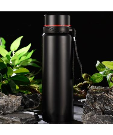 FDIT Portable Isolated Water Bottle 1000ml - Stylish Stainless Steel Cup with Temperature Display for Home Travel & Office - Buy Online on GoSupps.com
