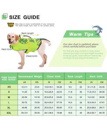 Cit toile Dog Life Jacket - Shark Design for Small Medium & Large Dogs - Mermaid Tail Vest in Green - Ultimate Pet Safety Gear - Buy Online on GoSupps.com
