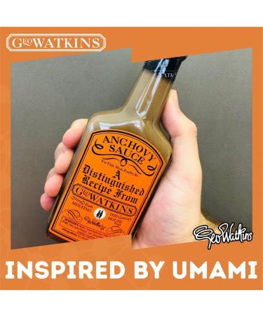Geo Watkins Anchovy Sauce 190ml - Premium Quality Umami Flavour Enhancer - Buy Online on GoSupps.com