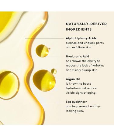 Naked & Thriving The Night Set | Renew Resurfacing Night Serum Argan & Sea Buckthorn Oils and Fruit AHAs - Pack Of 2 - Buy Online on GoSupps.com