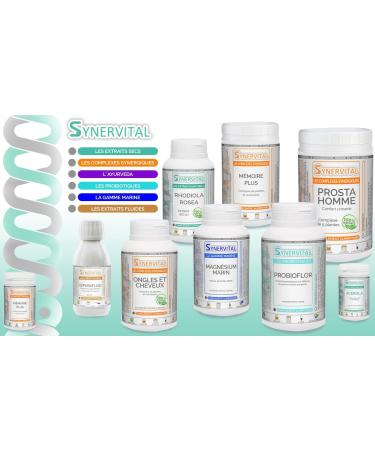 Prosta Homme Synervital - 60 Capsules of 300 mg - Plant Complex for Prostate Urinary Comfort - Sabal Squash Epilobe Pygeum Nettle - Dietary Supplement - Made in France - Buy Online on GoSupps.com