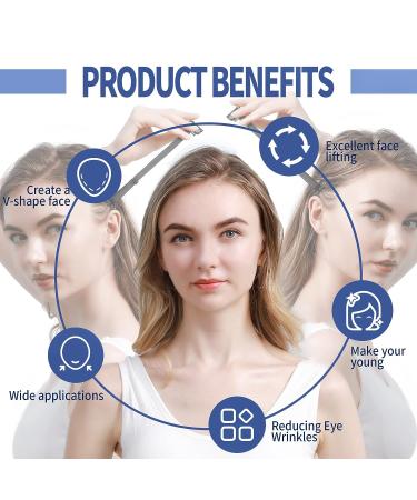 Facelift Bands with Clips - Reusable Hairpin Facial Lifting Straps - Adjustable Elastic Bands for Instant Eye Wrinkle Removal (5pcs) - Black - Buy Online on GoSupps.com