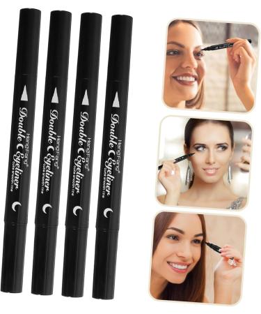 BIUDECO 4pcs Stay Eyeliner Abs Double-sided Liquid Stamp Eyeliner Makeup Pencils for Eyes - Buy Online on GoSupps.com