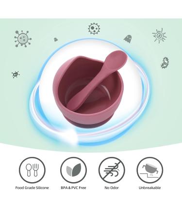 Non-Slip Silicone Baby Bowl & Plate with Suction Cup - Ideal Baby Tableware for Boys & Girls (Bean Paste) - International Shipping - Buy Online on GoSupps.com