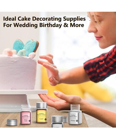 Jelife Rose Gold Edible Luster Dust - 20 grams Food Grade Cake Dust Shimmer Powdered  Tasteless Edible Metallic Powder Food Coloring for Cake Decorating  Chocolates  Fondant  Painting & More  Vegan Rose-Gold - Buy Online on GoSupps.com