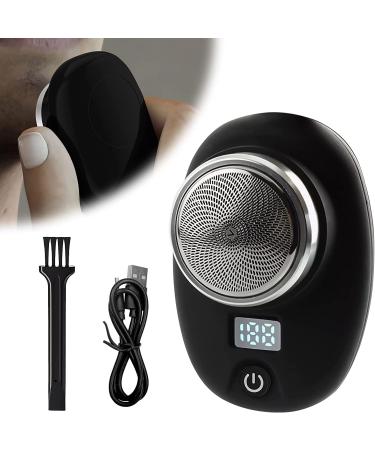 Head Shavers for Bald Men Mini-Shave Portable Electric Shaver Upgrade Mini Electric Razor Shavers for Men (Color : Black)