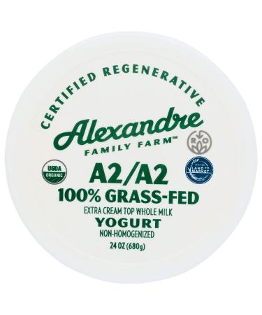 Alexandre Family Farms Organic Plain Yogurt 24 OZ - Best Quality Dairy Product - Buy Online on GoSupps.com