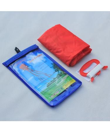 Hengda Kite Octopus Flyer with Long Colorful Tail for Kids - 31 Wide x 157 Long - Large Red Kite - Buy Online on GoSupps.com
