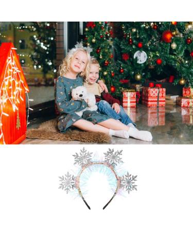 BORFUE Christmas Snowflake Headbands Snowflake Head Boppers Xmas Holiday Favors Gifts for Women Costume - Buy Online on GoSupps.com