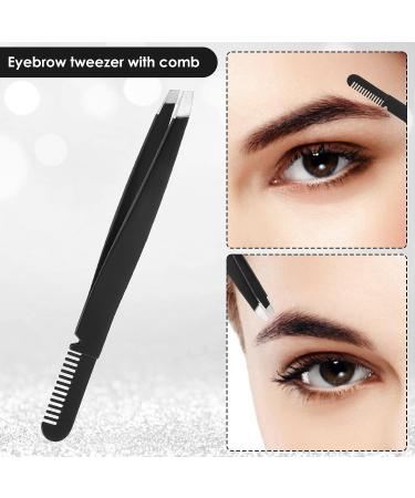 Lusofie 5 IN 1 Eyebrow Grooming Kit - Stainless Steel Razor, Tweezers, Scissors, Razors, Spoolie Brush for Women and Men - Buy Online on GoSupps.com