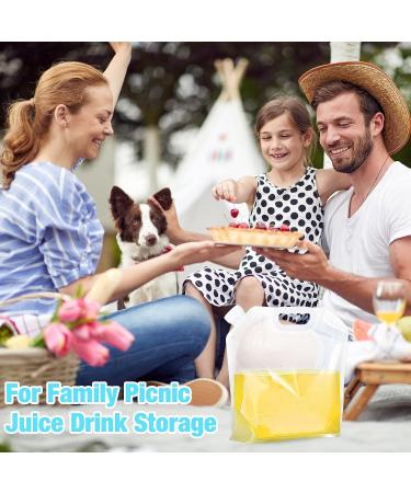 26 Gallon Collapsible Water Container Bag - Set of 20 | BPA-Free, Freezable, Food Grade Plastic | Foldable Water Bottle for Camping and Outdoor Activities - Buy Online on GoSupps.com