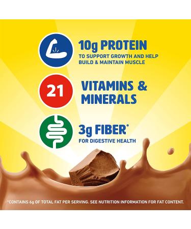 Carnation Breakfast Essentials Ready to Drink with Fiber - Rich Milk Chocolate 8 FL OZ Carton (Pack of 24) - Buy Online on GoSupps.com