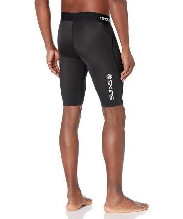 Skins Men's Series-1 Compression Half Tights/Shorts Large Black | Performance Enhancing Activewear - Buy Online on GoSupps.com