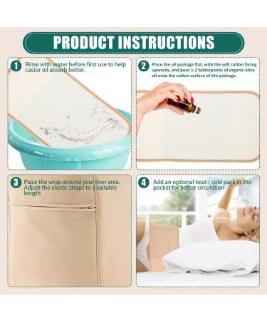Abizarch 6Pcs Waist Neck Oil Pack Set with Chest Pads Washable Reusable Knee Essential Oil Wrap Mess-Free Oil Pack Wrap with Adjustable Straps Soft Comfortable Oil Pack for Chest Waist Neck ZHAZHAMO Style one Khaki - Buy Online on GoSupps.com