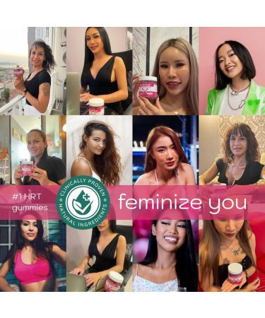 Holistic MD Feminise HRT Estrogen Supplement for Women 1,500 mg  - 60 Gummies - Buy Online on GoSupps.com