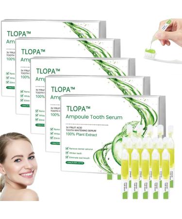 Tlopa ampoule toothpaste Tlopa ampoule Essence toothpaste tlopa ampoules tooth serum tooth whitening gel 3V fruit acid tooth whitening disposable toothpaste removal of tartar & dental cover
