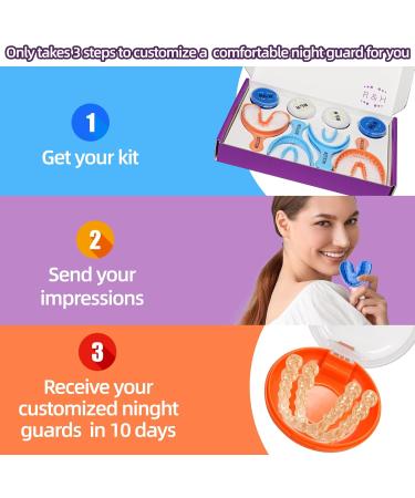 Customized Night Guard | Easy Protection for Restful Sleep | 1.3MM White | International Shipping Available - Buy Online on GoSupps.com