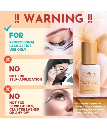 Eyelash Extension Glue | Waterproof Lash Glue for 6 Weeks Retention | 1 Sec Drying Scented Formula (5ml) - Perfect for Salon Use - Buy Online on GoSupps.com