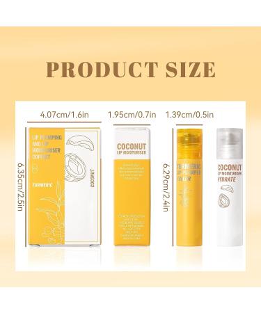DAGEDA 2Pcs Lip Plumper Set - Day and Night Lip Care Serum for Fuller, Hydrated Lips - Natural Lip Enhancer Gift Kit - Buy Online on GoSupps.com