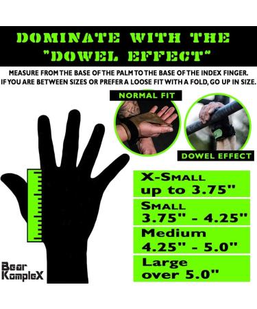 Bear KompleX 2 Hole Leather Hand Grips for Home Workouts - Purple Large - Buy Online on GoSupps.com