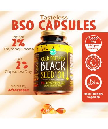 Maju Superfoods Mental Mushrooms Black Seed Oil and Sea Moss Capsules Bundle - Buy Online on GoSupps.com