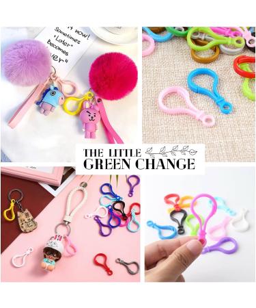 200 PCS Multicolor Plastic Lobster Clasp Keychain Clips for Kids | Backpack and Craft Keychain Hooks - Buy Online on GoSupps.com