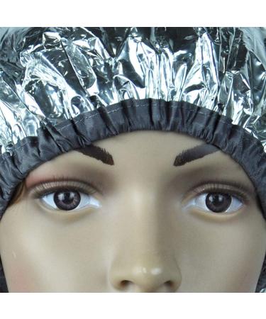 Lurrose 6pcs Heat Cap Deep Conditioning Aluminum Foil Hair Caps - Silver - Buy Online on GoSupps.com