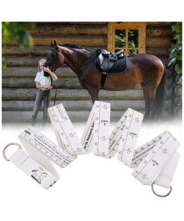 Jetisva 2.5M 98.4 Inch Horse Weight Tape Measure Long Precisio Horse Weight Measuring Tape Portable Horse Height Bust Body Measurement White Horse Measuring Stick forÂ Equine Farm Animals Cow Goat - Buy Online on GoSupps.com