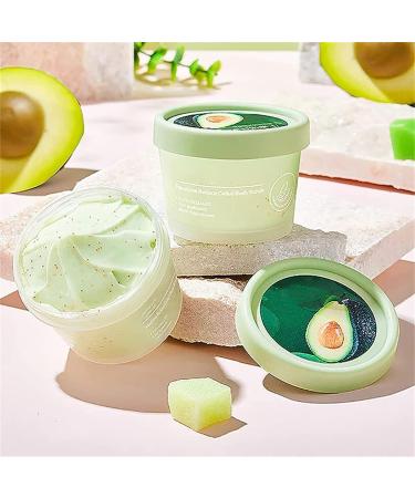 Squalane Reduce Celluli Body Scrub Organic Avocado Body Scrub Exfoliating Scrub for Dull Skin Smooth & Tight Body Scrub for Body Deeply Cleaning - Buy Online on GoSupps.com