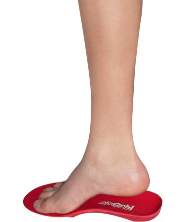 KidSole Red Orthotic Sports Insole for Active Children | Lightweight Arch Support (US Kids Sizes 4-6 - 24 CM) - Buy Online on GoSupps.com