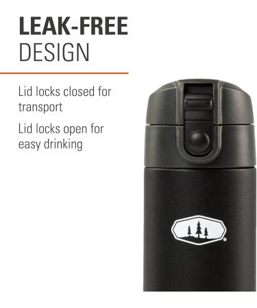 GSI Outdoors Microlite 350 Flip Thermos - Unisex Adult 12 OZ Black | Buy Internationally - Buy Online on GoSupps.com