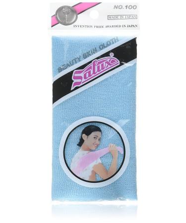 Salux Nylon Japanese Beauty Skin Bath Wash Cloth/towel (3) Blue