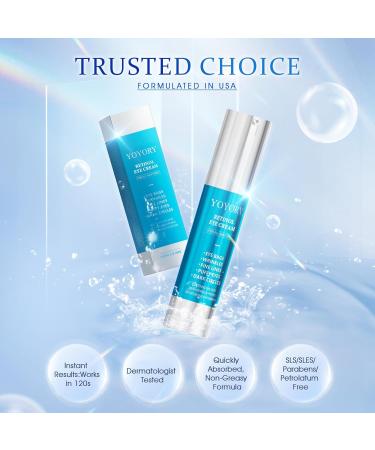 HOLYOM Advanced Eye Cream for Dark Circles - Targeted Solution for Eye bags Wrinkles Puffiness and Firmness - Proven Efficacy with Cynanchum Atratum and Natural Infusions (0.72 Fl Oz) - Buy Online on GoSupps.com