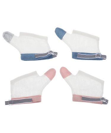 Operitacx baby thumb sucking glove 2 pairs of infinging fingern sucking- corrector baby stop suting gloves thumb protector infant stop thumb sucking gloves 12.5x7x0.5