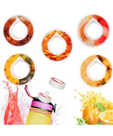 Newtic Water Bottle Flavour Pods Pack 5 Pieces Flavour Pods Flavour Pods with Fragrance for Water Aroma 0 Sugar 0 Calories Fruit Flavour Pods for Gym Running Outdoor