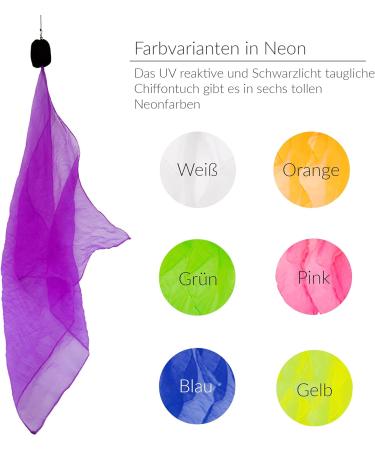Buy Diabolo UV Glow Poi - Purple Angel Wings Spinning Poi for Beginners & Professionals | 60cm Soft Spiral Poi - International Shipping - Buy Online on GoSupps.com