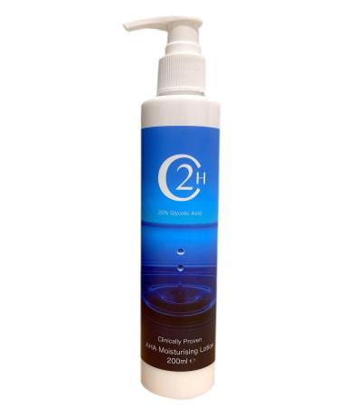 Glycolic Acid 20% Body and Face Moisturising Cream Peel 200ml AHA Alpha Hydroxy Acids