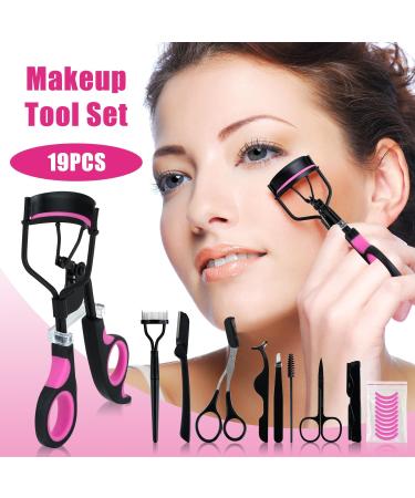 SITAKE 19 Pcs Eyelash Curlers Kit - Professional Makeup Accessories for Women & Girls | Includes Lash Curler Comb Brush & Silicone Refills - International Shipping Available - Buy Online on GoSupps.com