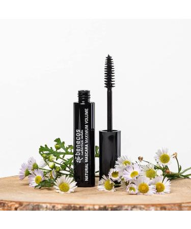 benecos Maximum Volume Mascara in Deep Black - Volumizing & Lengthening Formula - Buy Online on GoSupps.com