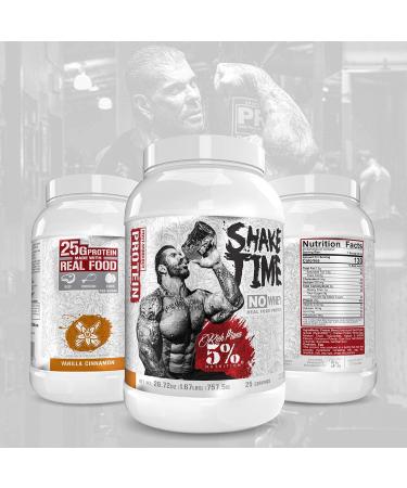 5% Nutrition Shake Time | 26G Animal-Based Protein Drink | Grass-Fed Beef, Chicken, Whole Egg | No Sugar, Dairy, or Soy (Vanilla Cinnamon) - Buy Online on GoSupps.com
