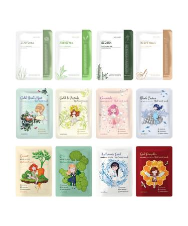 Veraclara Facial Face Mask | Korean Skin Care Mask (24 Combo)