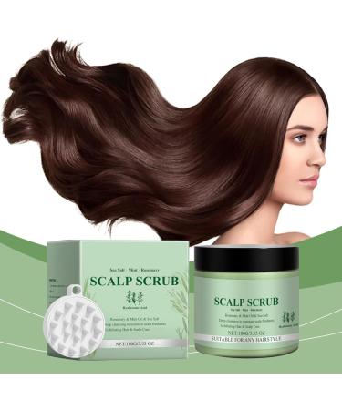 Rosemary Scalp Scrub Scalp Scrub Rosemary Scalp Exfoliator Scalp Exfoliator Hair Treatment Nourishing Hair Care With Scalp Massager - Buy Online on GoSupps.com