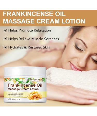 Cr me de massage l'huile d'encens - 120 g - Effet profond apaisant et relaxant - Avec hyaluronate de sodium - Hydratante - Anti- ge - Cr me de massage - Buy Online on GoSupps.com