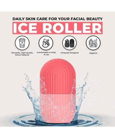 Buy Ice Roller for Face & Neck - Reduce Puffy Eyes | Reusable Facial Beauty Tool for Glowing Skin - Multi Colour - Buy Online on GoSupps.com
