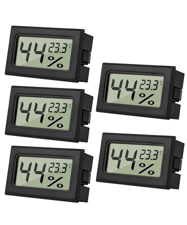 Arceli 5 Mini Digital Thermometer LCD inside Hygrometer Hygrometer Thermometer Inside Reptiles Digital Hygrometer for office kitchen incubator thermometer thermometer greenhouse - Buy Online on GoSupps.com