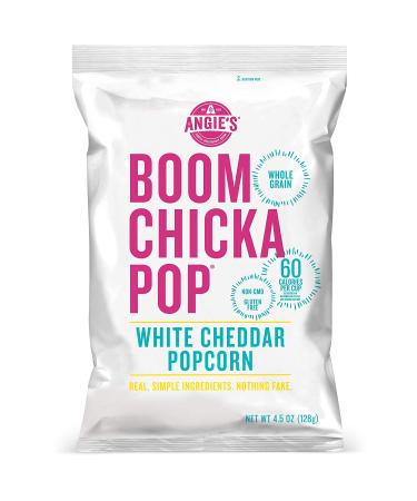 Buy Angieâ€™s BOOMCHICKAPOP White Cheddar Popcorn 4.5 oz - Pack of 4 | Delicious Snack - Buy Online on GoSupps.com