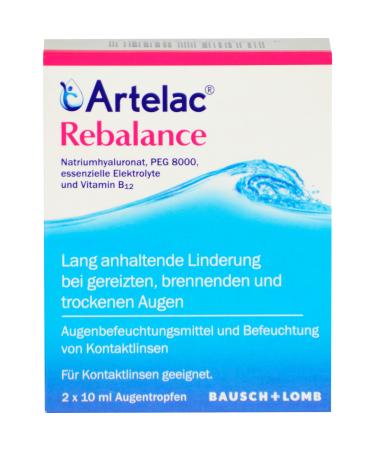 Artelac Rebalance eye drops 3x10 ml