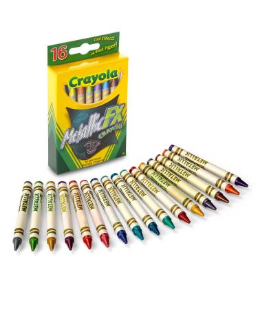 Crayola Metallic Markers 8 Count, Glitter Markers 6 Count, Combo Pack Bundle